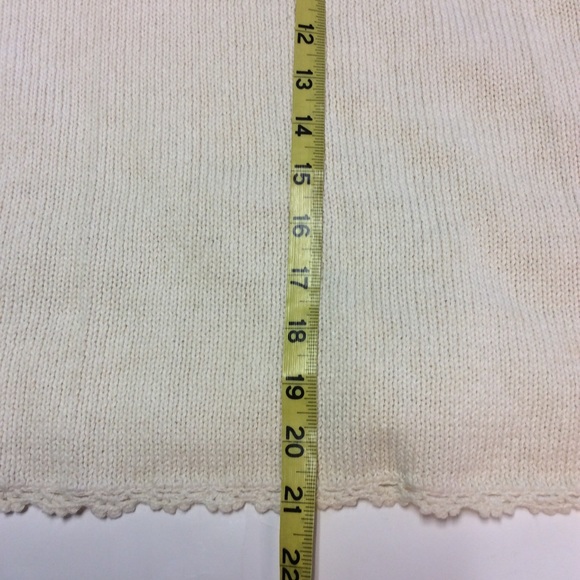 Hunters Run Women’s Cream VTG Sweater, Sz Small - Picture 9 of 13